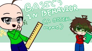 Basics In Behavior A Bbieal Animation Gacha Art Ds