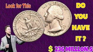 Rare 1971 Liberty Quarter Dollar Coin Value | Rare Coins Worth Big Money!"