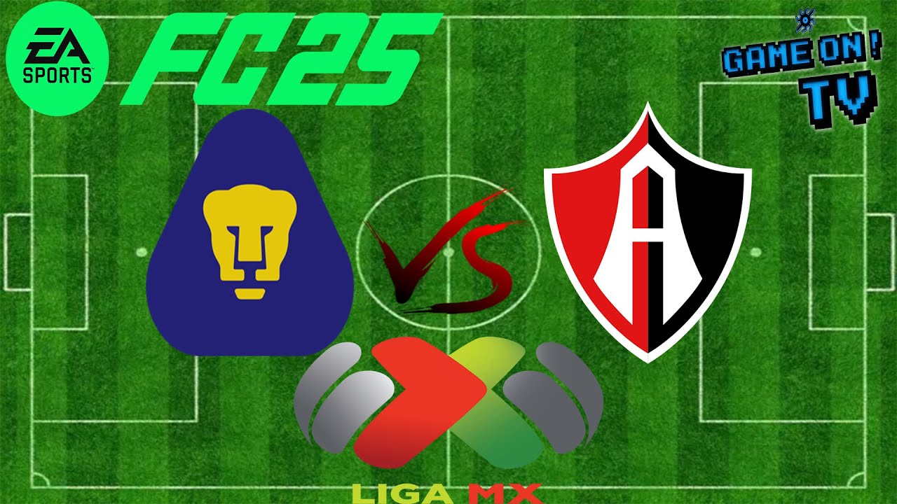 FC 25 - Pumas VS Atlas | Jornada 7 / Liga MX Apertura 2025 (Simulación ...