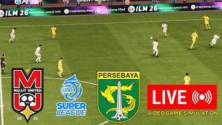 🔴 Malut United vs Persebaya Surabaya LIVE Score BRI Super League 2025/26 Video Game FC26 Simulation