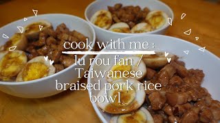 cook with me: 滷肉飯 (lu rou fan) / Taiwanese braised pork rice bowl by samantha 1,090 views 4 months ago 9 minutes, 45 seconds