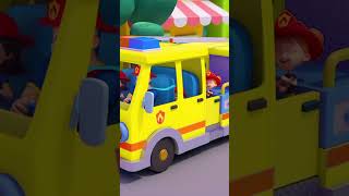 Колеса в огне грузовик #shorts #cartoon #supersupremes #wheelsonthefiretruck #kidssongs