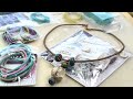 Unboxing my Silversilk pop-up shop order & making a quick necklace with orphan beads & leather chain