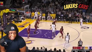 REACTING TO Los Angeles Lakers vs Cleveland Cavaliers