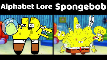 Spongebob Alphabet lore but all characters Transform Reverse