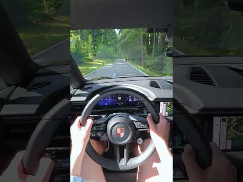 Teaser 2 2026 Porsche Macan EV POV Drive Electric SUV Test In The Swiss Alps 
