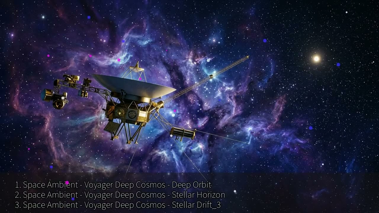 Top 3 Songs - Space Ambient - Voyager Deep Cosmos (Coffee Shop Ambient Vibes) [4K Visualizer]