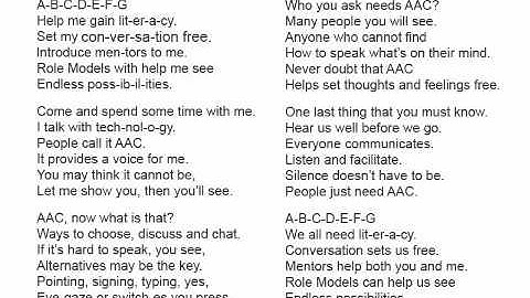 AAC Awareness Campaign 2010