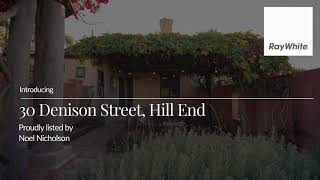 30 Denison Street, Hill End