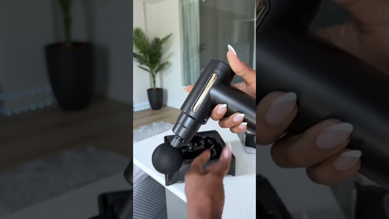 Pistola de massagem elétrica, massageador 