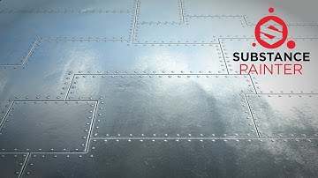 Substance Painter - Create SciFi Panels and Lines.