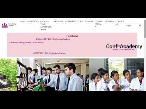 PGCET-2021 Step-1  Registration Process