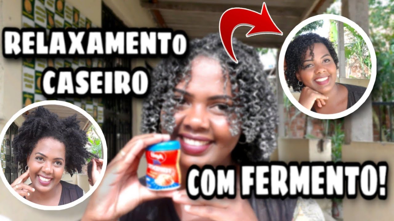 RELAXAMENTO   CASEIRO PARA CABELO  CRESPO