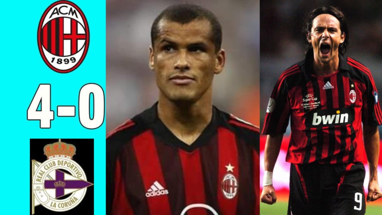 Deportivo La Coruna 0 x 4 AC Milan (Inzaghi, Rivaldo)  ●UCL 2002/2003 Extended Goals & Highlights