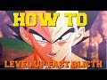 HOW TO LEVEL UP FAST GLITCH CHEAT DRAGON BALL Z: KAKAROT (BEST METHOD) (MAX LEVEL)