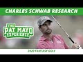 Fantasy Golf Picks - 2020 Charles Schwab Challenge Research and Millionaire Maker DraftKings Preview