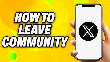 How To Leave Community on X Twitter (2025) - Quick Fix
