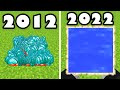 minecraft prank in 2012 vs 2022