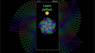 learn python and make a beautiful star in android| import turtle #coding #viral #python #short