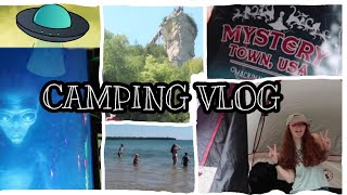 CAMPING VLOG 2020⛺(MYSTERY TOWN/ CASTLE ROCK/MACKINAC)