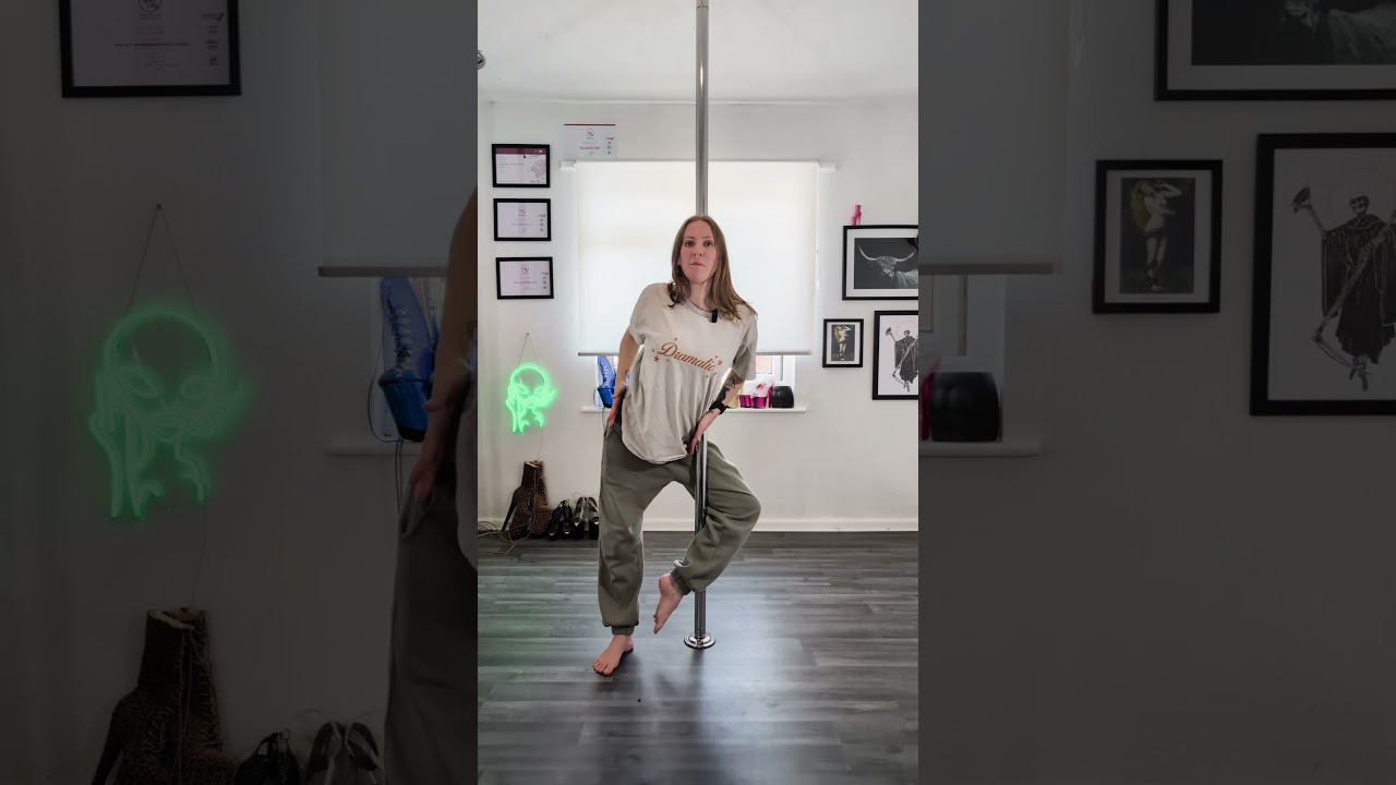 Struggling to get your ballerina pole spin?? #pdballerina #pole #poledance