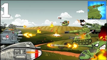 [Merge Tanks: Idle Tank Merger] - Destroy All The Enemies Tanks - Part 1