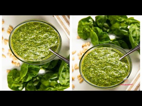 🍃🍃СОУС ПЕСТО! БЫСТРО И ВКУСНО! + ЗАГОТОВКА НА ЗИМУ