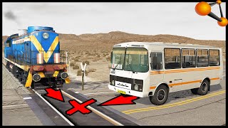 CAR CRASH TRAIN COMPILATION! - BeamNg Drive