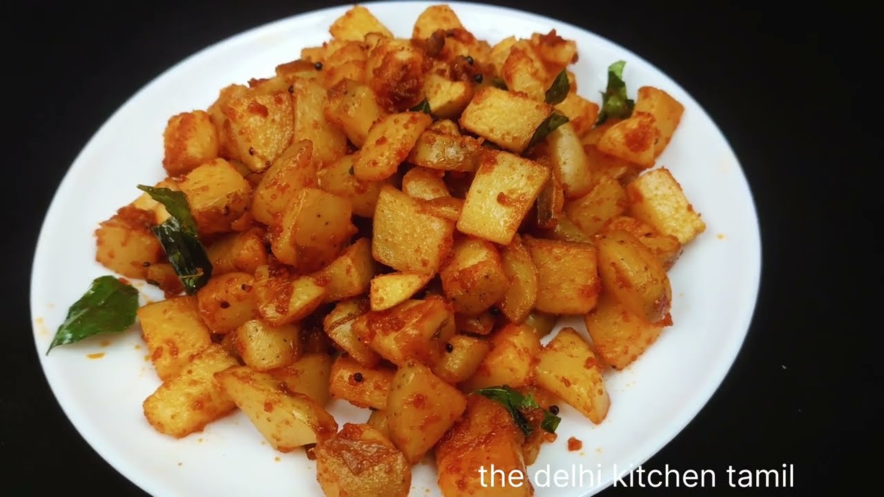 Spicy Potato Fry With Very Less Oil