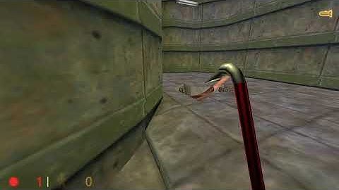 Attempting Half-Life using only the crowbar without taking damage Part 11.25