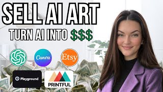 Sell AI Art on Etsy with Printful (2025 Step-by-Step Beginner's Tutorial Using Playground AI)