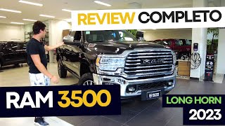 Ram 3500 LongHorn 2023 - Avaliação e Review Completo RAM 3500 TURBO DIESEL