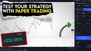 Tradingview Paper Trading. Step By Step Tutorial For Beginners