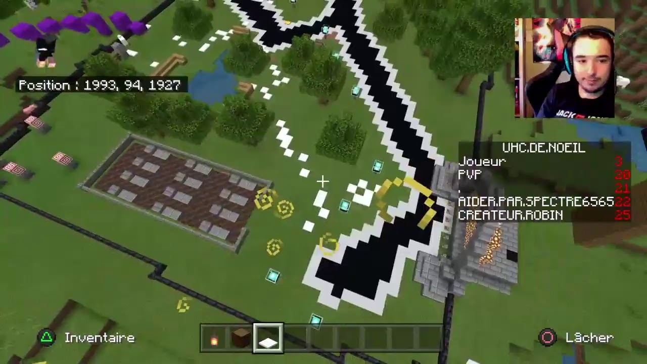création d'un uhc minecraft ps4 - YouTube