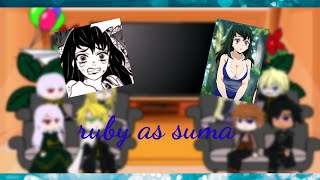 how to get my husband on my side react to ruby as suma(demon slayer)