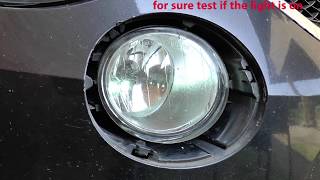 Ford S-MAX How to replace Parking/Fog light bulb