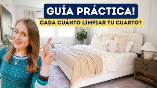 CADA CUANTO DEBERIAS LIMPIAR TU CUARTO-Tips de Experta en Limpieza y Organización by Clean Casa 107,426 views 7 months ago 16 minutes