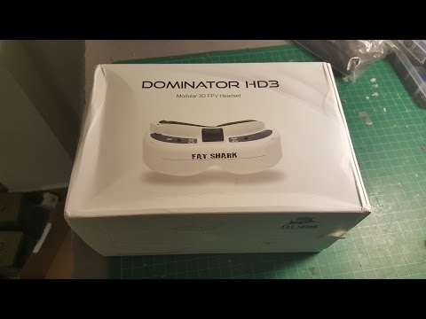 Fatshark Dominator HD3 - unboxing and mini review