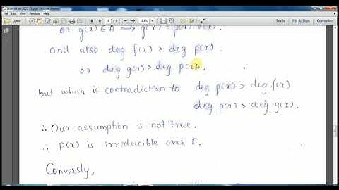 M Sc-1/Algebra-II/Irreducible Polynomial/Primitive Polynomial/Class-23