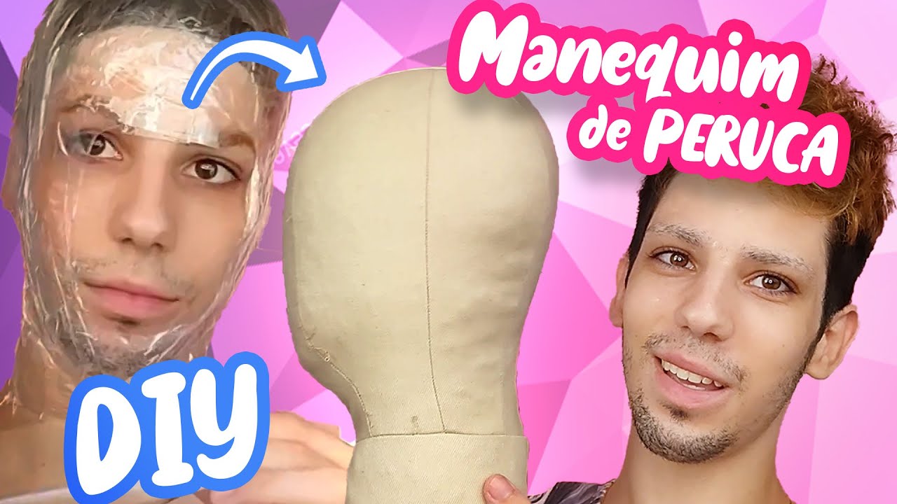 FIZ UM MANEQUIM DA MINHA CABEÇA!! - DIY | Luna Scarlett