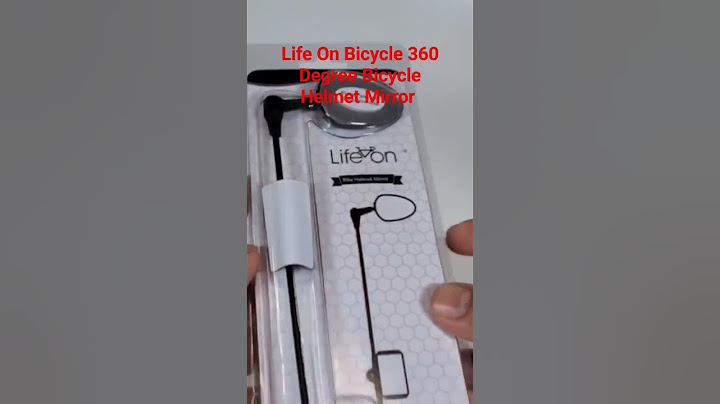 Life On Bicycle 360 Degree Adjustable Rearview Bicycle Helmet Mirror #cycling #bicycle