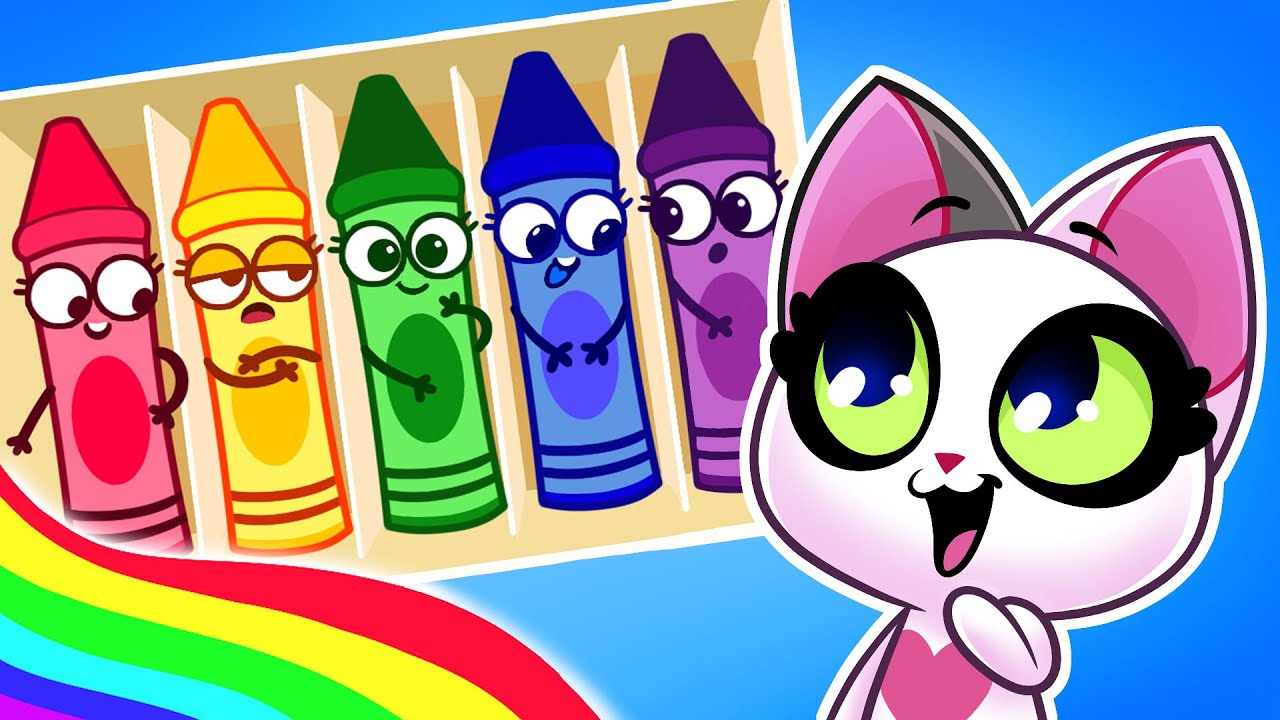Rainbow Mixer Song ✨Where Did the Colors Go? 💙 💛 Learn colors together with Pit&Penny, PurrPurr