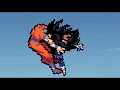 My first sprite animation on stick nodes goku vs vegeta