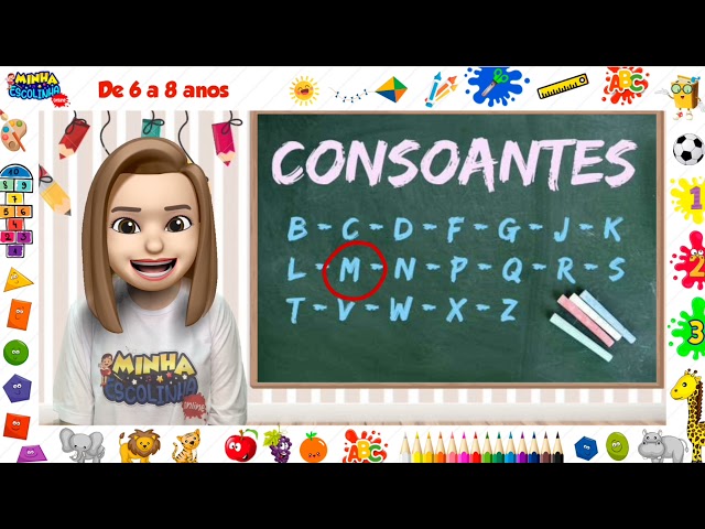 Vogal ou consoante? - Vídeos educativos - Atividades para crianças