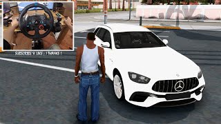 Mercedes-Benz E63S AMG W213 Estate 2020 GTA San Andreas 🚗 LOGITECH G29 ENB GRAPHIC REVIEW