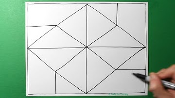 Relaxing Realm 3D Pattern / Daily Line Illusion #454 / Satisfying Spiral Drawing / Art Therapy