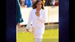 Meghan was an ethereal vision in white at IG22
