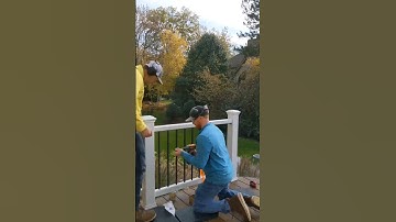 Installing Trex Railings #revive #trex
