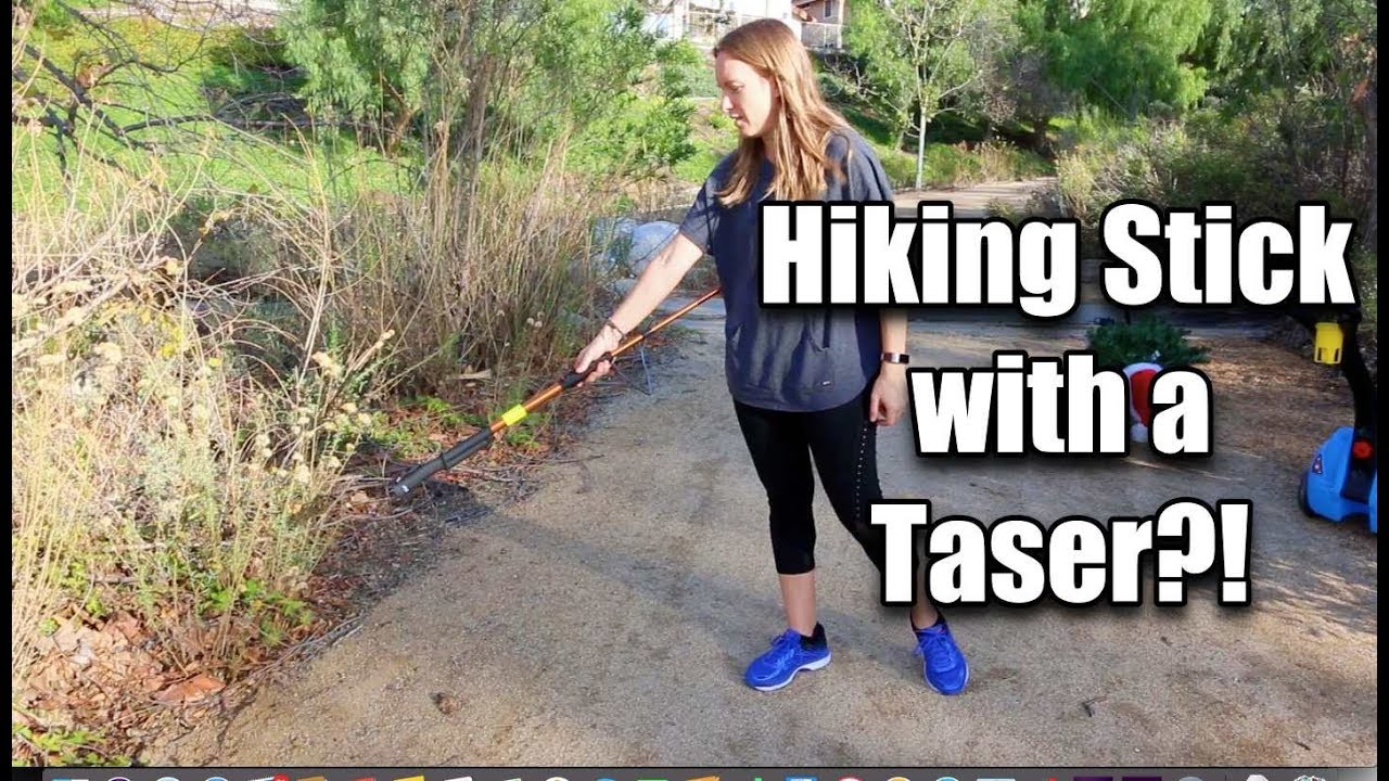 Zap Hike'N Strike Hiking Stick Review YouTube