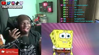 Tray2DaWorm reacts to YourBoySponge - BUILD DIFFERENT ft. Sandy Cheeks